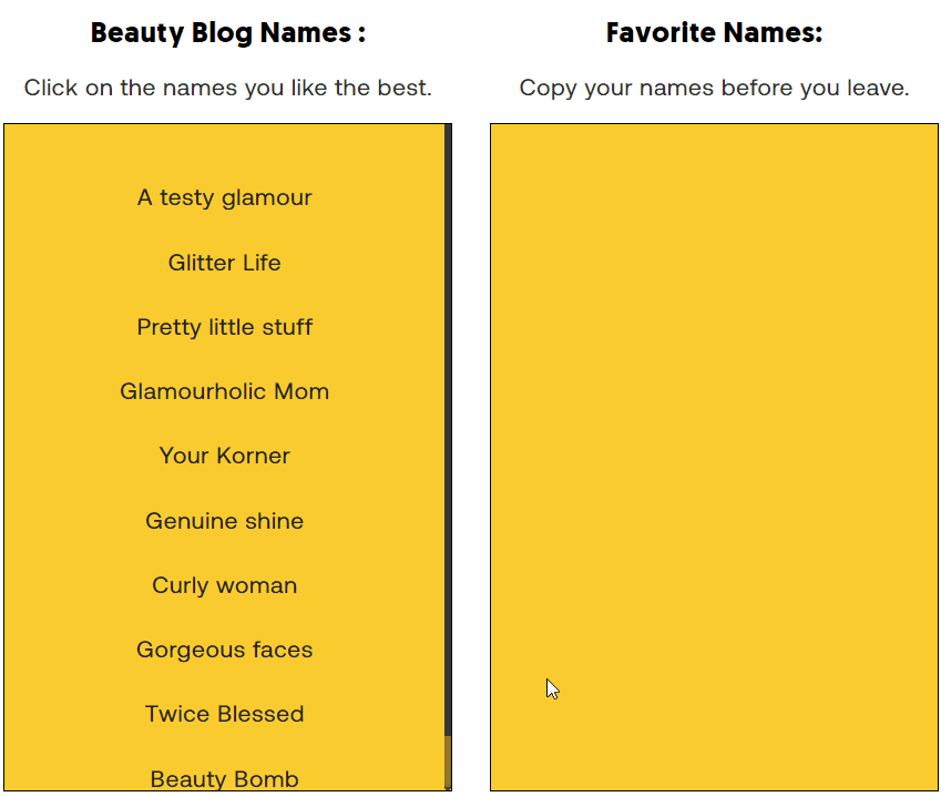 Beauty Blog Name Generator 1000 - Makeup Blog Names Beauty Blog Name Generator 1000 - Makeup Blog Names