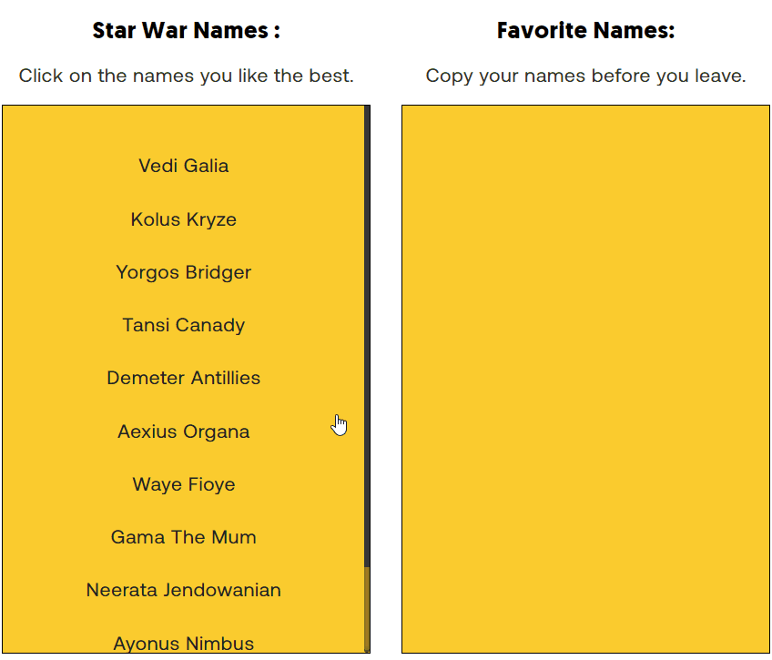 Star Wars Name Generator 1000 Star Wars Names Ideas Star Wars Name Generator 1000 Star Wars Names Ideas